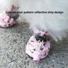 Pet Soft-soled Shoes Bear Full Print Puppy Dog Shoes Medium and Small Dog Teddy Dog Foot Cover Waterproof and Non-slip Pet Shoes