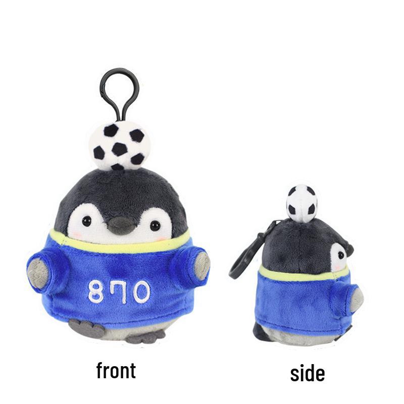 Genuine Plush Penguin Keychain - Japanese Style Cute Backpack Accessory & Positive Energy Bag Charm