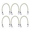 6pack Regulable Rubber Tie Multipurpose Stretch Rope Furniture Moving Strap for Motorcycles, Furniture, and Bikes