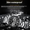 Fashion Classic Brand Men's Watch New Waterproof Luminous Multi-function Quartz Watch Business Sports Clock Chronograph