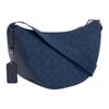 COACH Pace 29 Top zip closure Metal logo Signature jacquard and fine calfskin Crossbody shoulder bag Large Women's Dark denim blue