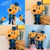 Sheriff Labrador Plush Toy Cute And Soft Stuffed Animal For Kids 35cm Height Pp Cotton Filling