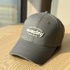 New style face-slimming cap for women, Korean version with letter embroidery, hard-brimmed baseball cap, versatile for couples, suitable for travel,