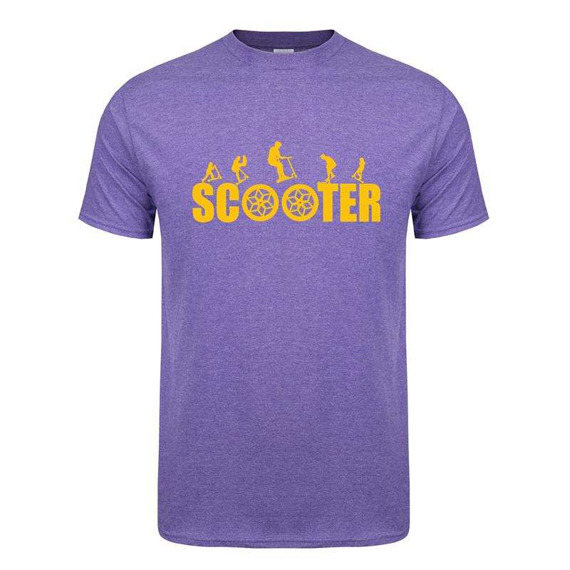 Stunt scooter T Shirt Summer Unisex Short Sleeve Cotton Tshirt Cool Unisex Tshirts JL107