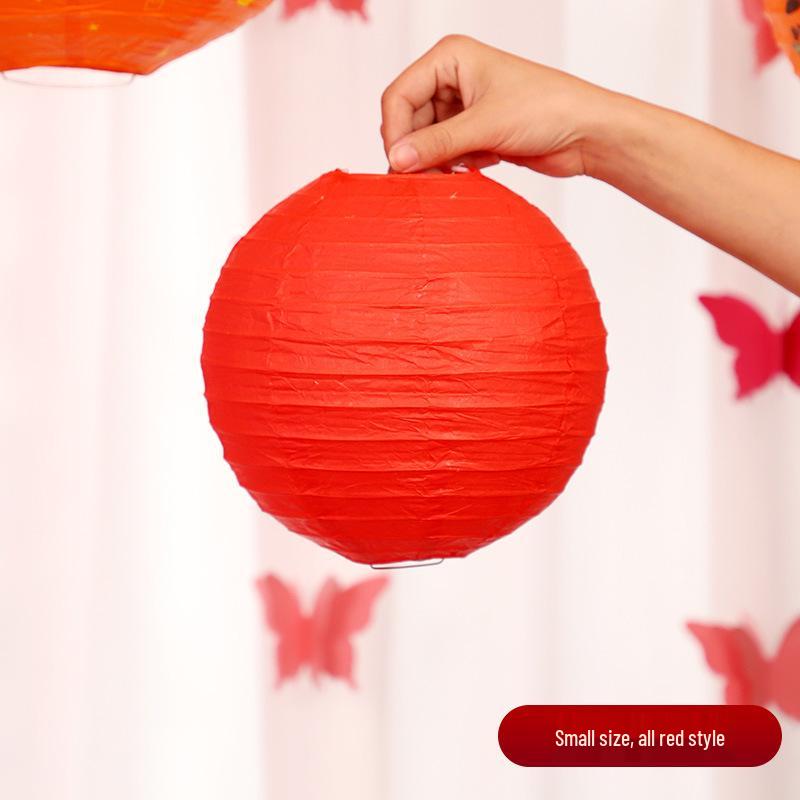 Chinese Wedding Red Paper Lanterns for Decorations & Photo Props