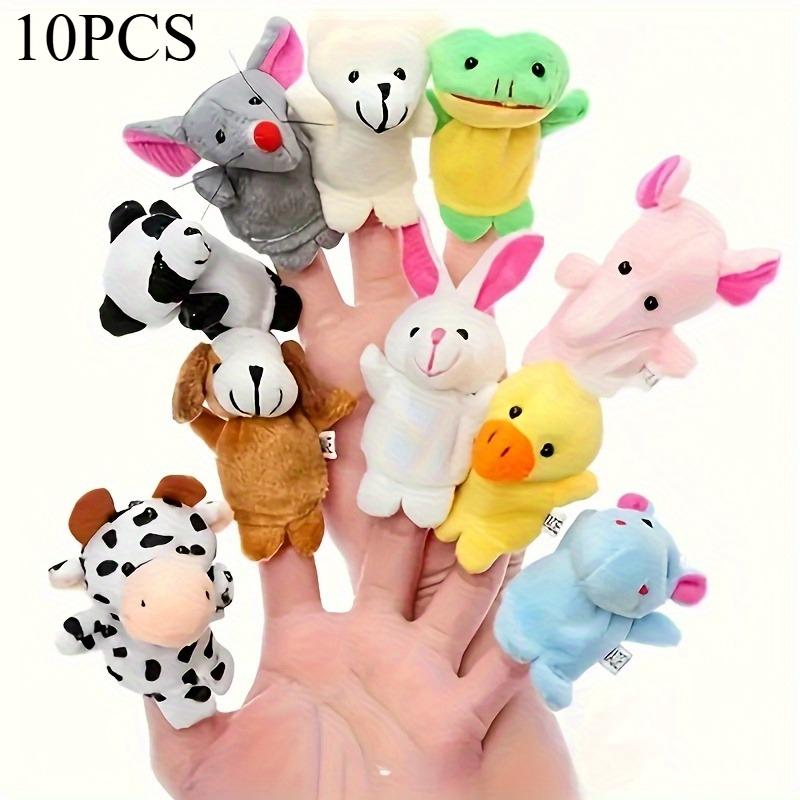 

10 шт. Мини-пальчиковые куклы в виде животных - Милая и забавная игрушка для рассказывания историй, для развивающих игр и творческого воображения - Идеальный подарок 10 pieces