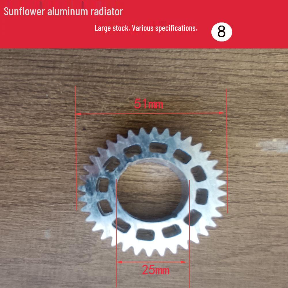 Sunflower Aluminum Alloy Round Heatsink with Irregular Fins for LED COB