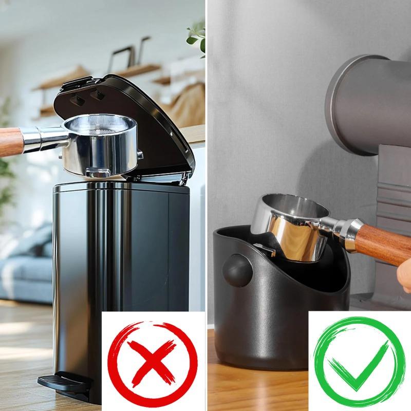 Contenitore per Fondi di Caffè Espresso, Contenitore Domestico per Fondi di Caffè, Resistente Accessorio per Barista da Caffè per Uso Domestico e Negozio