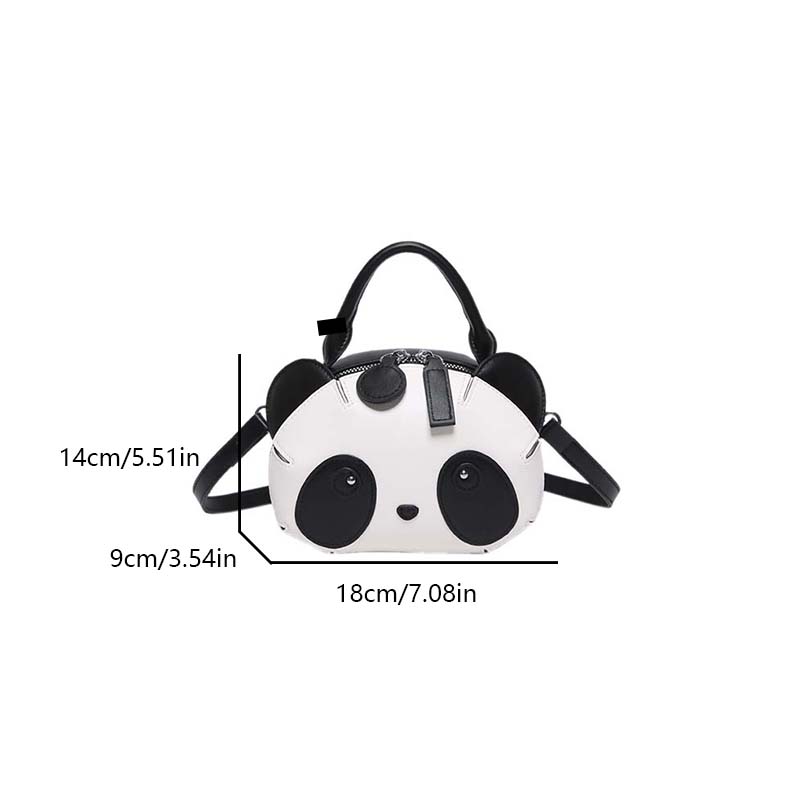 Girl Cute Panda Crossbody Bag  New Cartoon Handheld Shoulder Bag Casual Fashion Versatile Commuter Bag