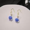 Elegant Retro Freshwater Pearl Earrings - Niche Chinese Style for Women, Perfect for Hanfu