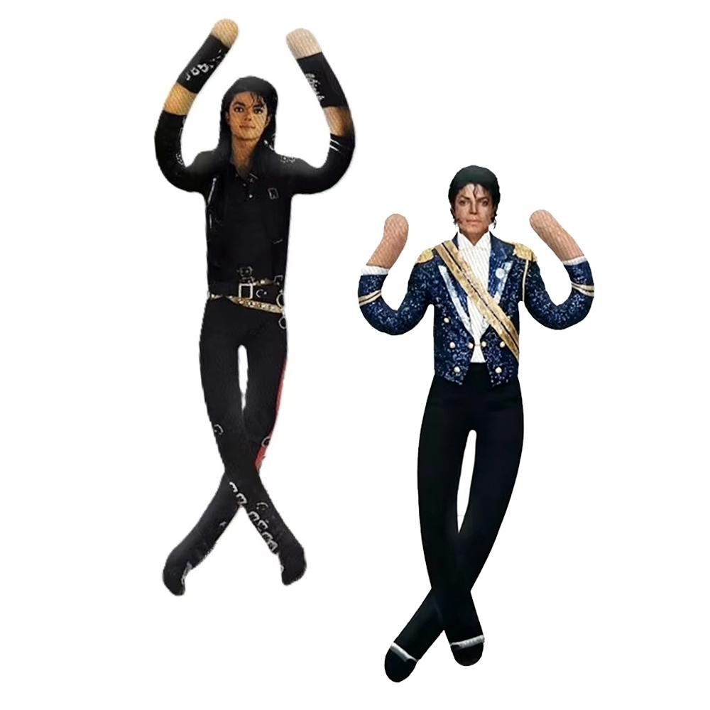 Michael Jackson Buigbare Gewrichten Pluche Gevulde Pop Anime Cosplay Prop Actiefiguur Huis Kamer Decoratie Verzamelaarscadeau voor Fan