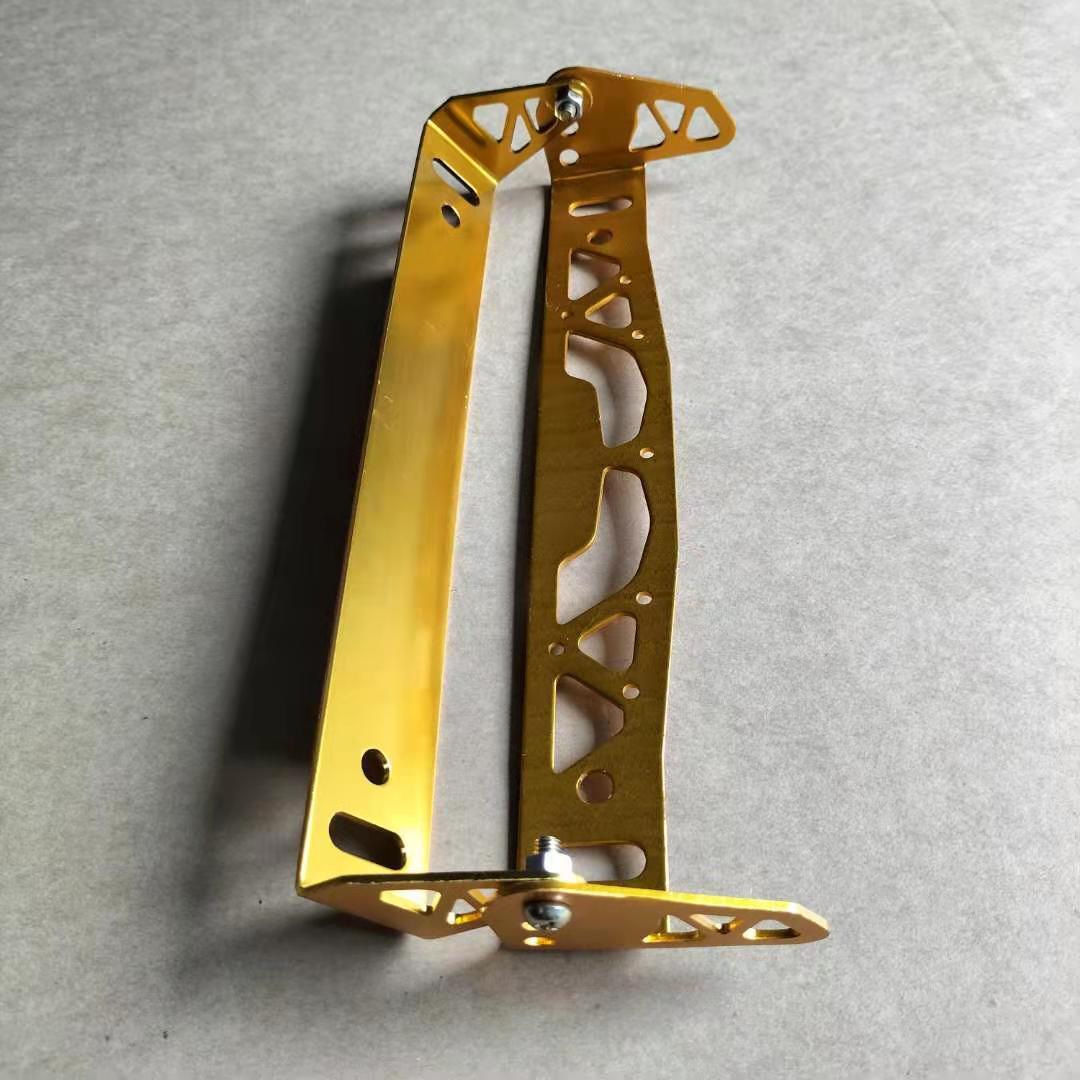 

Adjustable Rotating Aluminum Car License Plate Holder золотой