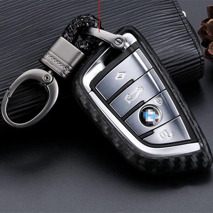 Silikon-Schlüsselhülle in Kohlefaser-Optik für BMW 1er, 3er, 5er, 320li, 528, X3, X4