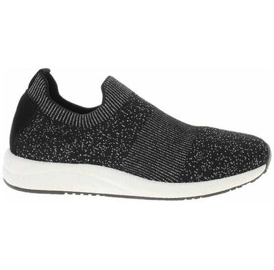 Women's Caprice 9-24703-28 Black Knitted Slip-ons