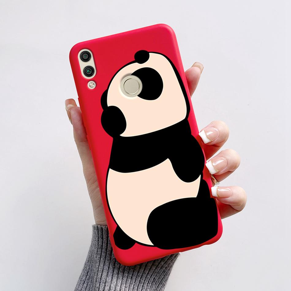 For Huawei Honor 8X Case Honor8X JSN-L22 JSN-L21 Bear Phone Case Soft TPU Cover Funda For Honor 8C BKK-L21 BKK-LX1 Honor8C Capa