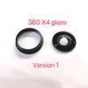 New X4 Lens Glass for Insta360 One X4 Lens Glass with Base Ring Replacement Parts