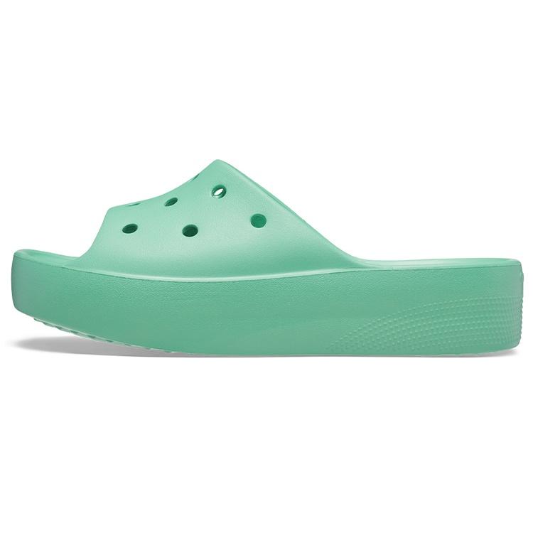 Crocs (WMNS) Classic Platform Sandals Green Women s 208180-3UG EU 36-37
