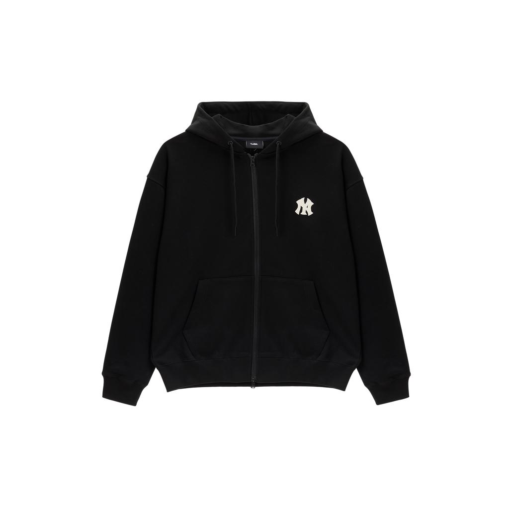 New MLB Sweatshirt Jacket Unisex Black 3ATRB0134-50BKS