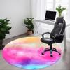 1pc Watercolor Abstract Chair Carpet for Office, Soft Comfortable Mat For Office, Living Room, Bedroom, Machine Washable Carpet Yy251112153