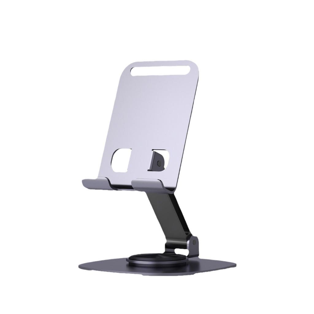 Versatile Aluminum Alloy Rotating Tablet and Phone Stand
