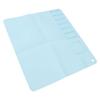 Silicone Painting Mat with Palette Easy Cleaning Multifunctional Art Craft Drawing Pad for Kids Blue