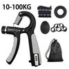 10-100Kg Adjustable Heavy Gripper Fitness Hand Exerciser Grip FatGrip Wrist Increase Strength Spring Finger Pinch Carpal Expande