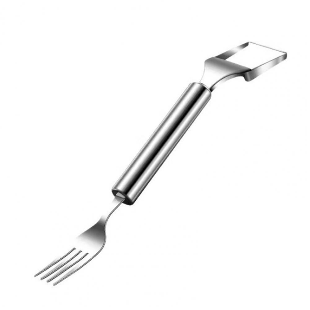 

Melon Cutting Tool Stainless Steel Watermelon Cutter Fork Set for Kitchen Camping Melon Cube Cutting Tools Fruit Slicer for Home