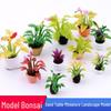 Bonsai Model Flower Pot - Sand Table Accessory for Potted Plants and Flowers