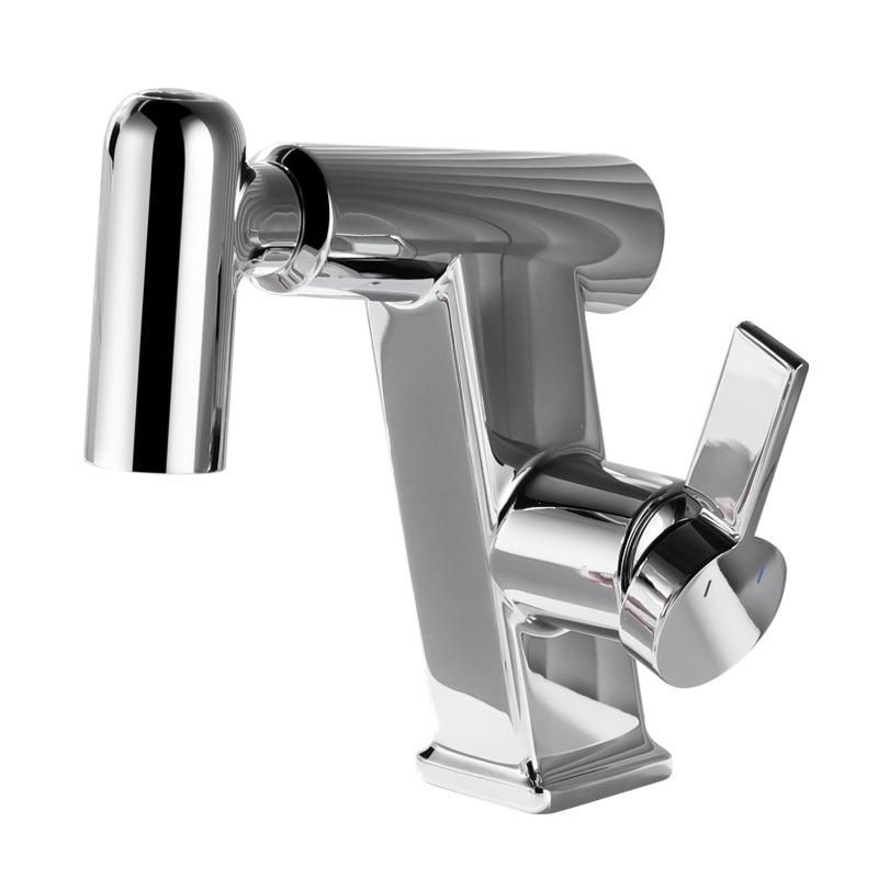 Maniglia Ottone Oro Spazzolato Estraibile Bagno Domestico Lavabo Rubinetto Multifunzione Rubinetto Lavabo WC Miscelatore Acqua Calda e Fredda