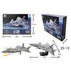 New J-20 Jet Airplane ABS Fighter 1/72 Scale Assembly Aircraft Simulation Collection Souvenir Toy Plane Ornament Display