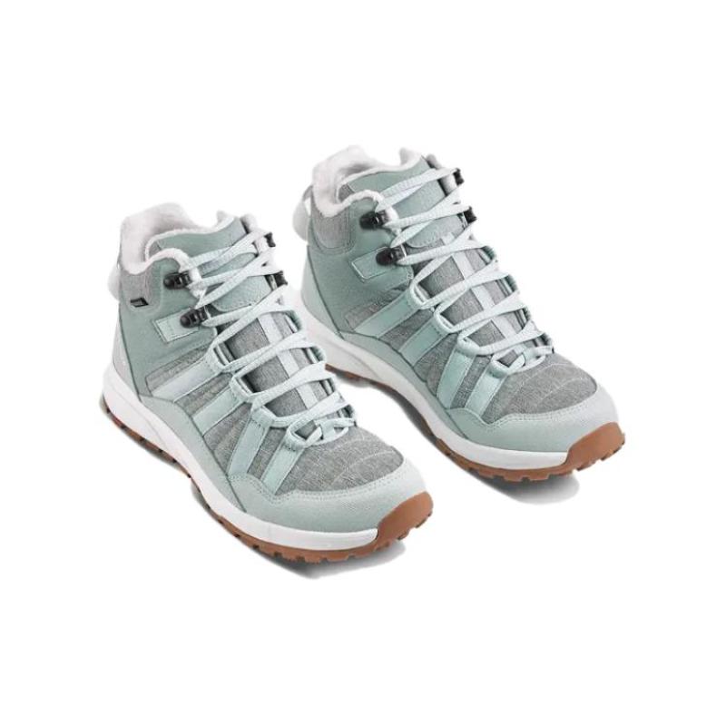 Decathlon SH500 Slip Resistant, Abrasion Resistant, Waterproof, Thermal High Top Outdoor Shoes Women's Green