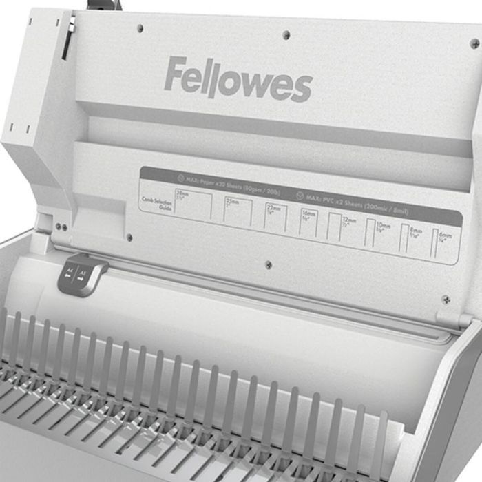 Perforelieur 3-en-1 - Fellowes - 5603101 - Agrafe jusqu'à 30 feuilles - Perfore jusqu'à 20 feuilles - Blanc