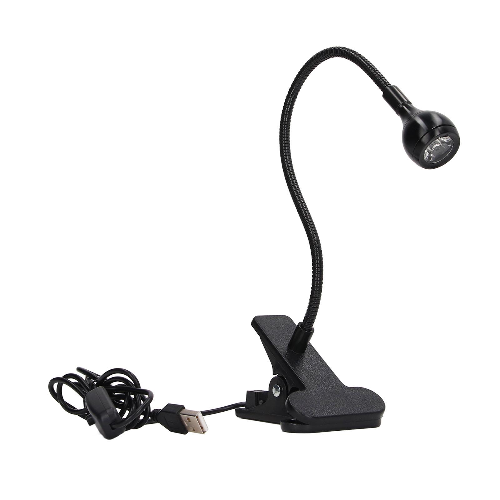 

UV Lamp USB Powered Adjustable Stand 395nm Clip On UV Light for Phone Repairing DC5V