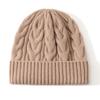 New Thickened Knitted Cap Solid Color Elasticity Beanie Soft Slouchy Bonnet Women Men