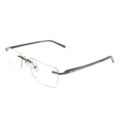 RSINC NY 6049 Gun Grey Rimless Eyeglasses Sleek, Lightweight Design | Gun Grey Frame for a Sophisticated Look  Wear 50-18-135 IB-12 N2 1K-K2T1-5RCZ