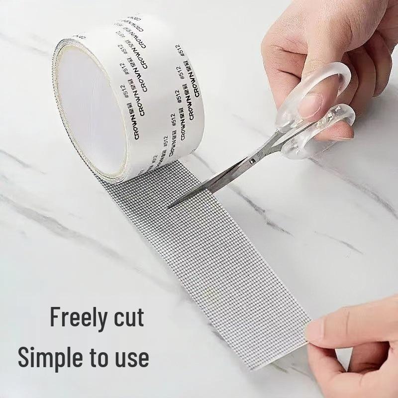 Self-Adhesive Screen Repair Patch for Doors and Windows - Mosquito-Proof Net Hole Fix.