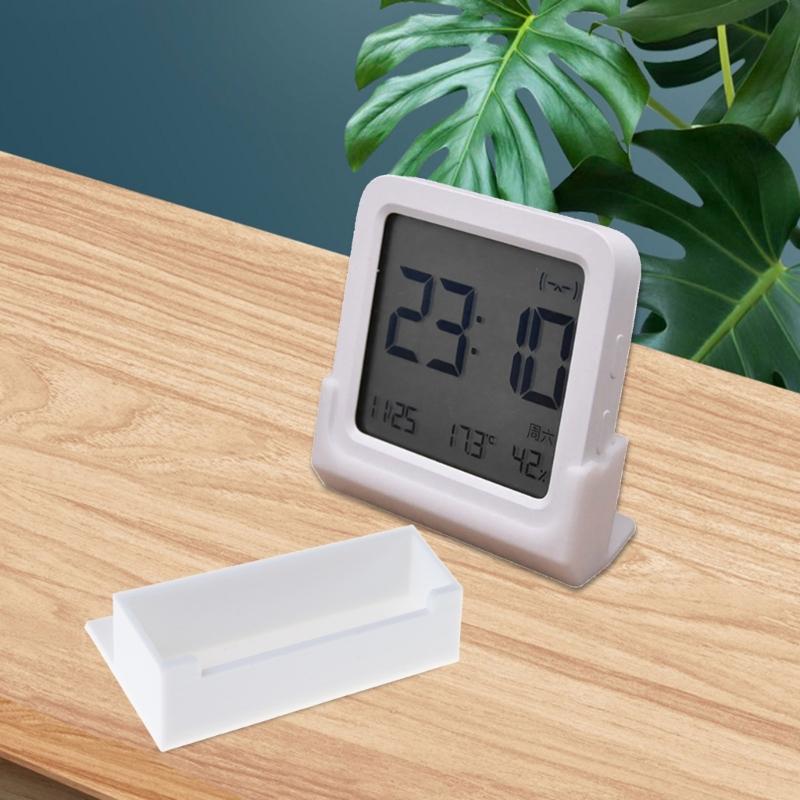 Upgrades Plastic Brackets Temperature & Humidity Sensors Holder Environment Monitor Stand Quick Fixing for Home Office 