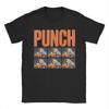 Men Women Printed Team Punch Punch the Monkey Baby Monkey Holding Plush Toy  Tee T Shirt Pure Cotton  Tshirts Clothes