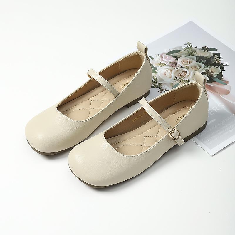 Fashion Brand Designer Women Mary Jane Shoes 2025 Fashion Round Toe Ladies Comfort Soft Sole Flats Women's Comfort Ballerinas Shoes 43