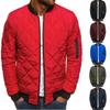 Men's Oversized Quilted Padded Jacket, Fall Winter Multicolor Loose Cotton Coat, Casual Outerwear for Men
