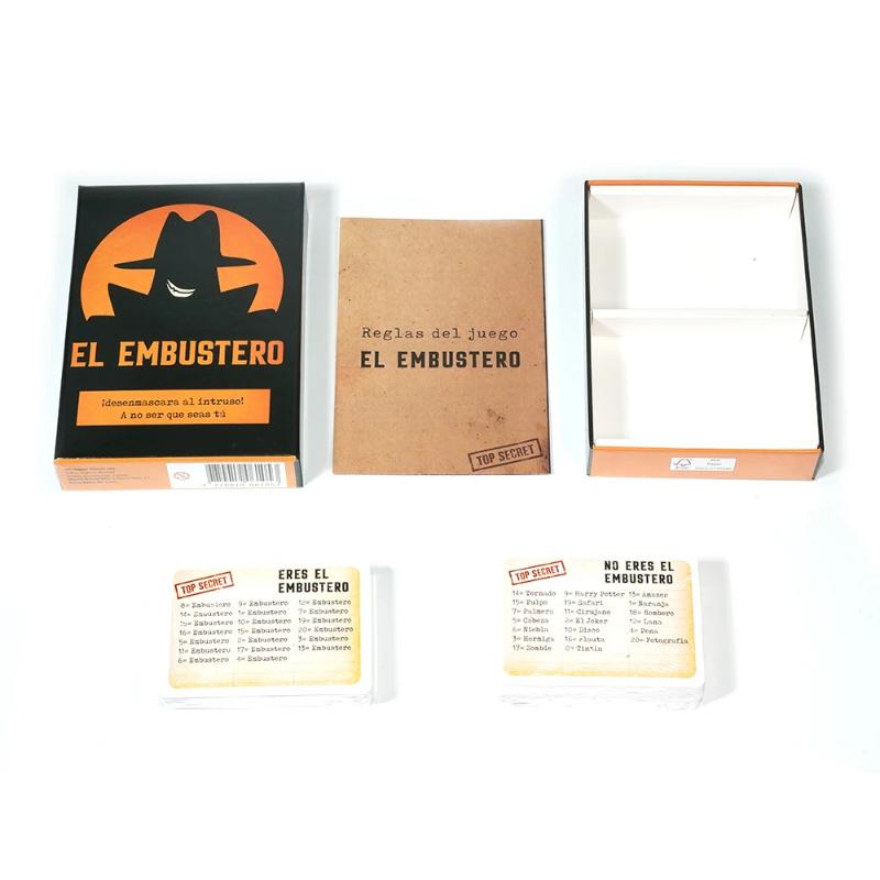 Карточная игра El Embustero: Угадай Лжеца и Разоблачи Вторженца Испанская Карточная Игра Вечеринка