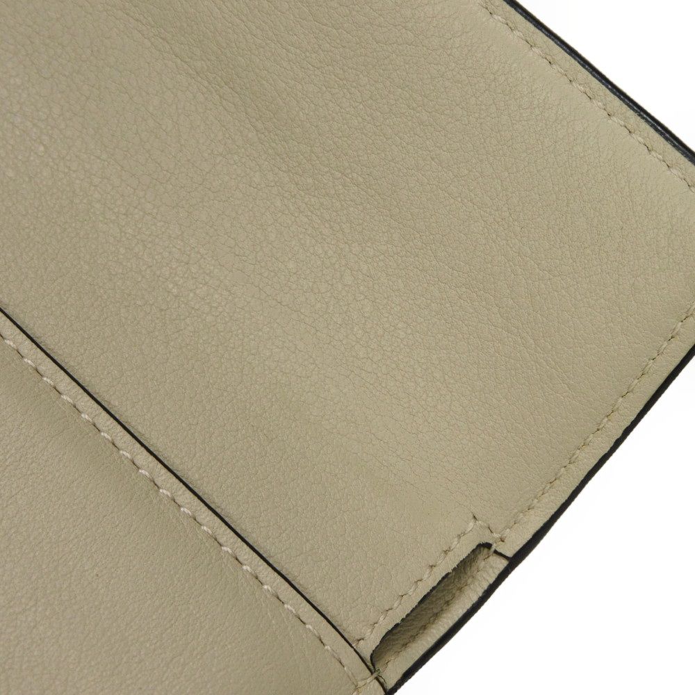 Used 12695 Vertical Wallet Small C660S86X01 6465 7942 Current Green Tan Brown Anagram Rosemary Unisex from Japan