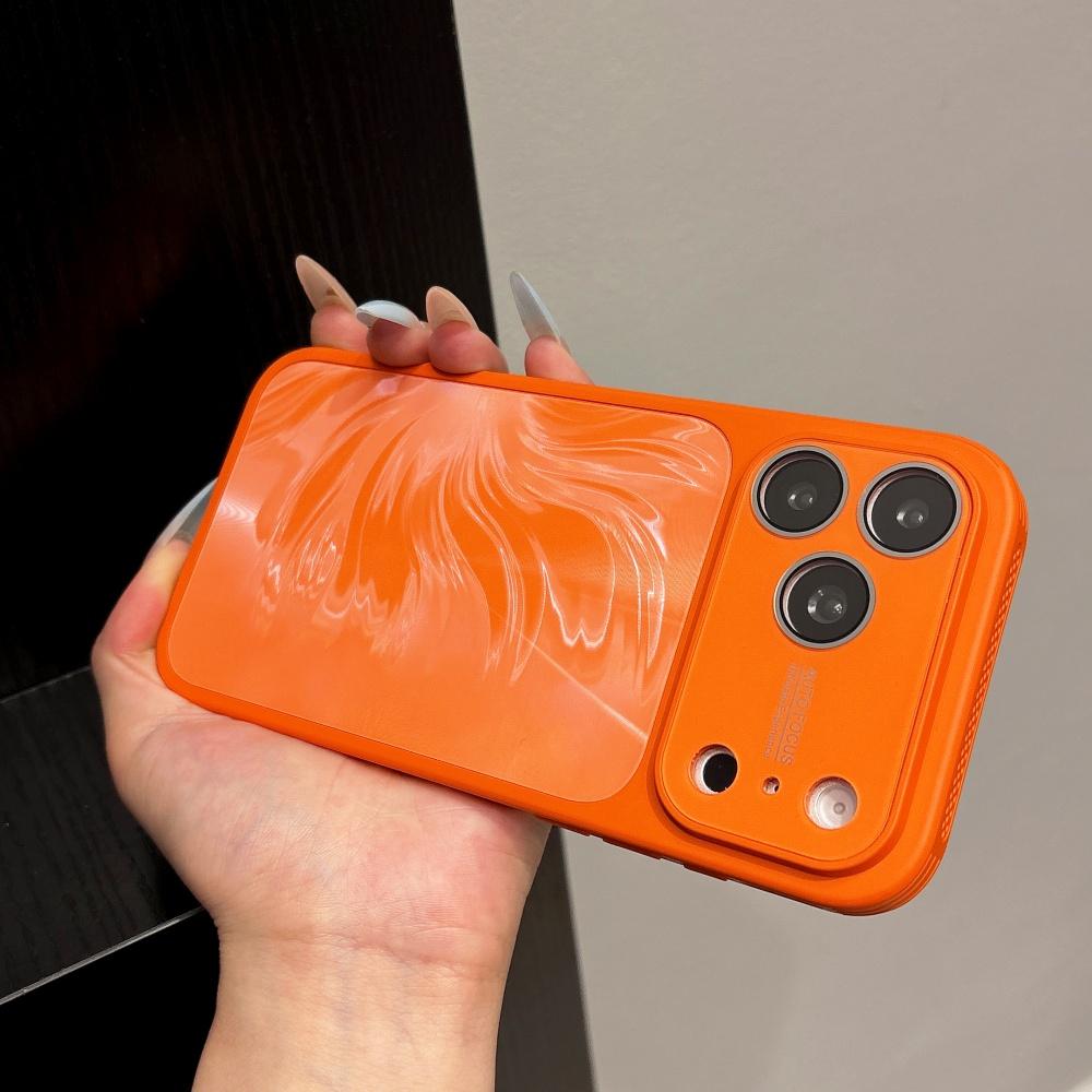 Luxury Frame Heat Dissipation CD Feather Pattern Phone Case For iPhone 17 Pro Max 16 14 15 Pro Camera Protection Back PC Cover