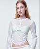 2113 Studio Bra Layered Hoodie White