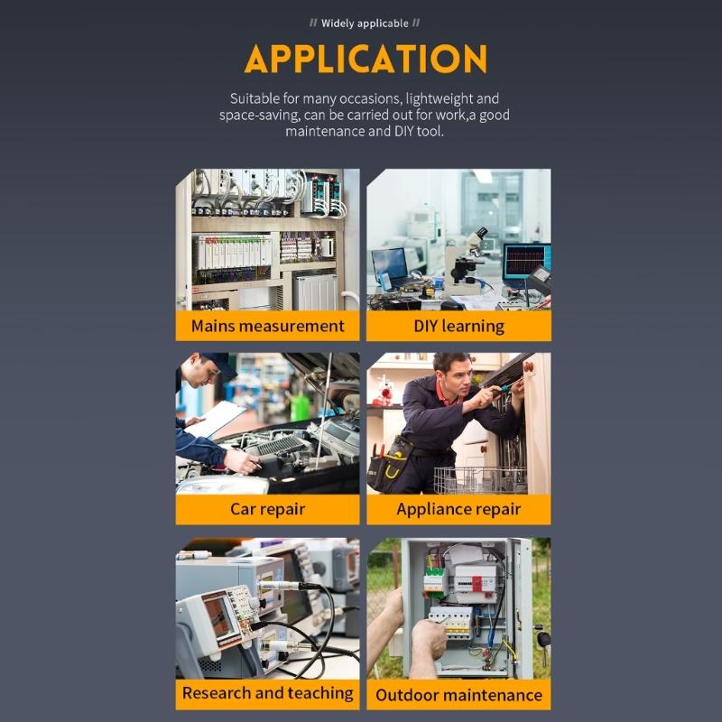 Digital Oscilloscope Mini Oscilloscope DIY 200Khz Bandwidth 2.5MSa/s Sampling Rate Color Display Waveform Generator