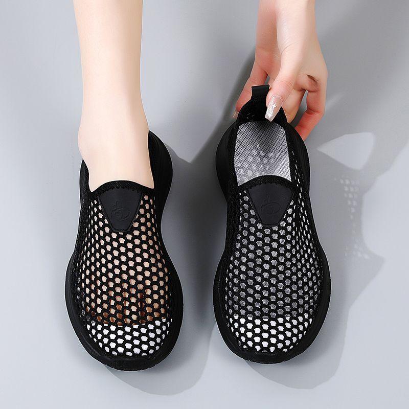 

Fashion Woman Footwear Slip on Flat Summer Mesh Breathable Shoes for Women High Quality Casual New in Cheap Comfortable and Elegant Sale 41