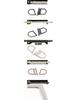 Air Outlet Bright Rings for Left, Right, Center Console Dashboard – Fit for 21 Model.