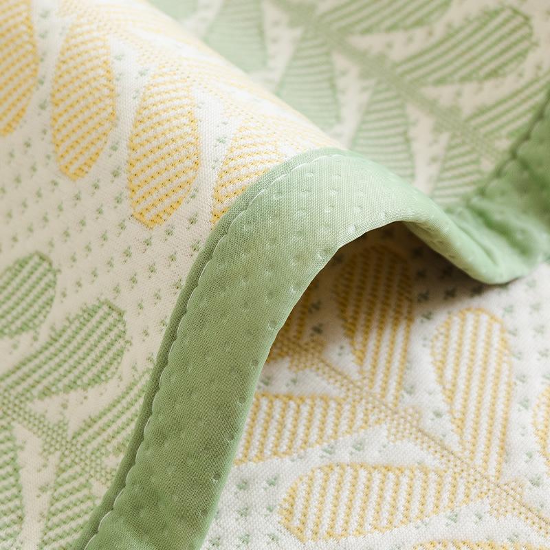 Ice Silk Sofa Cushion, Summer Sofa Mat Cushion  New Fixed Non-Slip Seat Cushion, Summer Advanced Feeling Cover Cloth