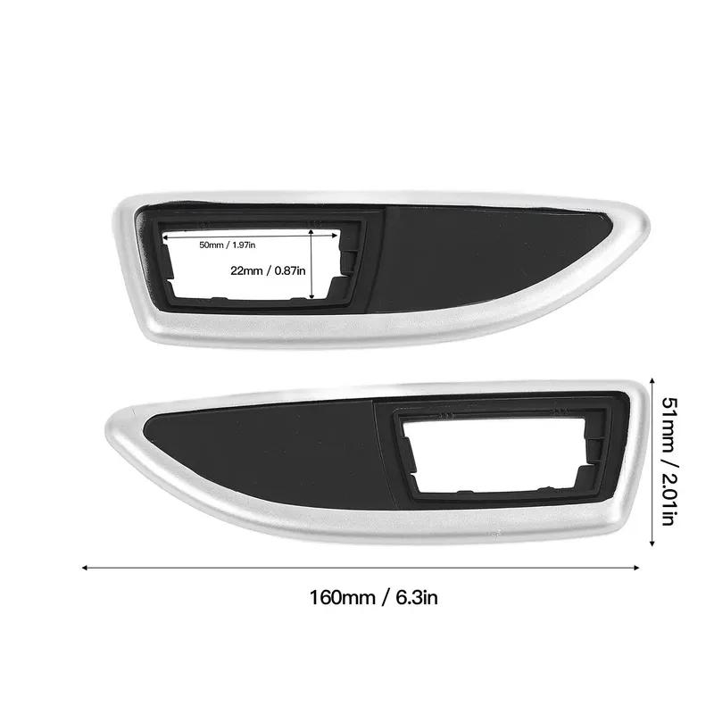 Front Side Turn Signal Light Bezel Cover Set 13250944 & 13250945 for Opel ignia Astra, Left Right Frame Replacement