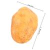 4 Pièces Ornement Pomme de Terre Artificielle Accessoires Exquis Pommes de Terre Fausses Légume Décoration Réaliste Ornements Légumes Réalistes